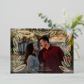 ギルドFoiliage写真金ゴールド 箔シーズンカード (立ち正面)