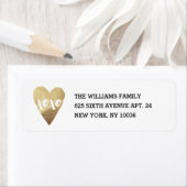 ギルドXOXO住所 シール – 白 (インサイチュ)