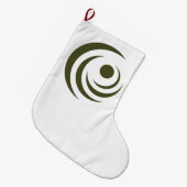 ギルバートの封印(アリゾナ) ラージクリスマスストッキング (正面 (吊り時))