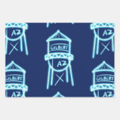 ギルバートウォータータワーギフトラップ ラッピングペーパーシート (正面3)