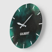 ギルバートタイムゾーンニュースルームウォール ラージ壁時計 (傾斜)
