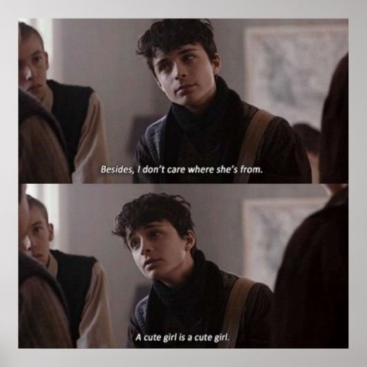 ギルバートブライス引用文 ポスター (正面)