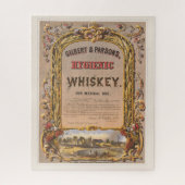 ギルバート&パーソンズのヴィンテージ広告の衛生的なウイスキー。 ジグソーパズル (縦)