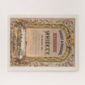 ギルバート&パーソンズのヴィンテージ広告の衛生的なウイスキー。 ジグソーパズル (横)