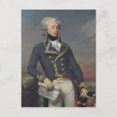 ギルバート・モティエ中尉のポートレート ポストカード (正面)