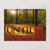 ギルバートK.チェスタトン感動的引用文「ことわざ」 ポストカード (正面)