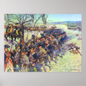 ギルフォードコートハウスの戦い1781年3月15日 ポスター (正面)