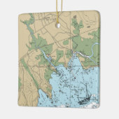 ギルフォードCT航海のチャート セラミックオーナメント (左)