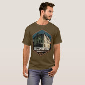 ギルマンハウスインスマスホテルヴィンテージトラベルバッジ Tシャツ (正面フル)