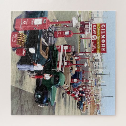 ギルモアのガスAテリアロサンゼルス1948 ジグソーパズル (横)