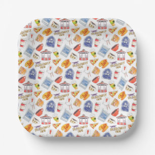 ギルモアガールズブライダルシャワー ペーパープレート