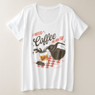 ギルモアガールズルークズコーヒーIV引用文 プラスサイズTシャツ