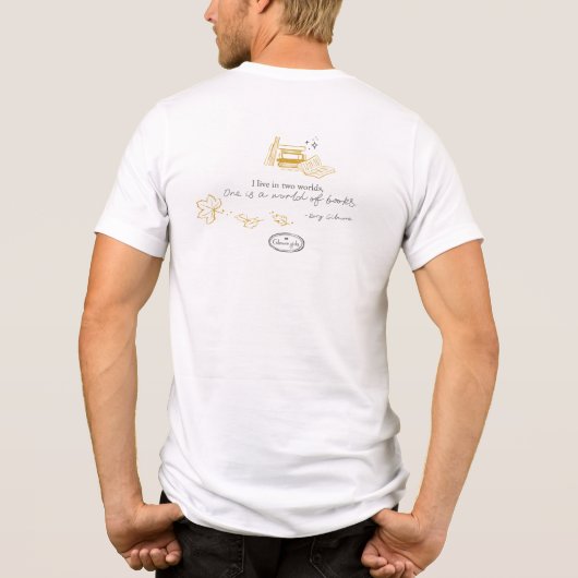 ギルモアガールズローリーブック引用文デザイン トライブレンドＴシャツ (裏面)