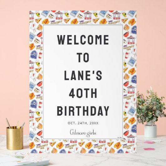 ギルモアガールズ誕生日へようこそ アクリルサイン (ウェディング)