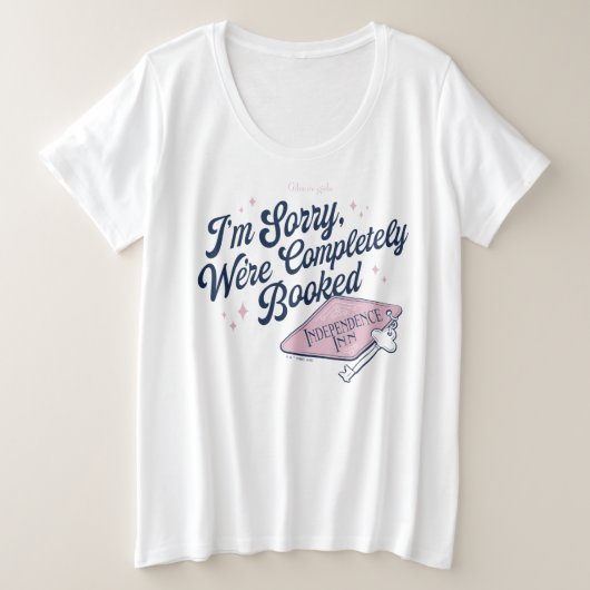 ギルモア女子の完全予約デザイン プラスサイズTシャツ (デザイン正面)