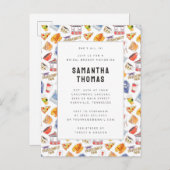 ギルモア女子ウォーターカラーアイコンブライダルブランチ ポストカード (正面/裏面)