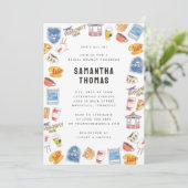 ギルモア女子ウォーターカラーアイコンブライダルブランチ 招待状 (スタンド正面)