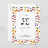 ギルモア女子ウォーターカラーアイコン誕生日 ポストカード (正面/裏面)