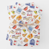 ギルモア女子パターン ラッピングペーパーシート (インサイチュ)