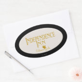 ギルモア女子 |インディペンデンスイン 楕円形シール (封筒)