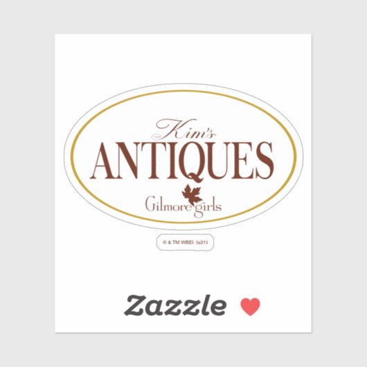 ギルモア女子 |キムのアンティーク シール (シート)