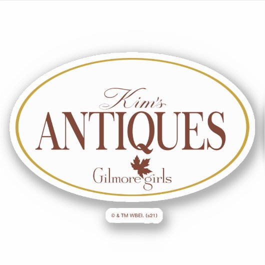 ギルモア女子 |キムのアンティーク シール (正面)