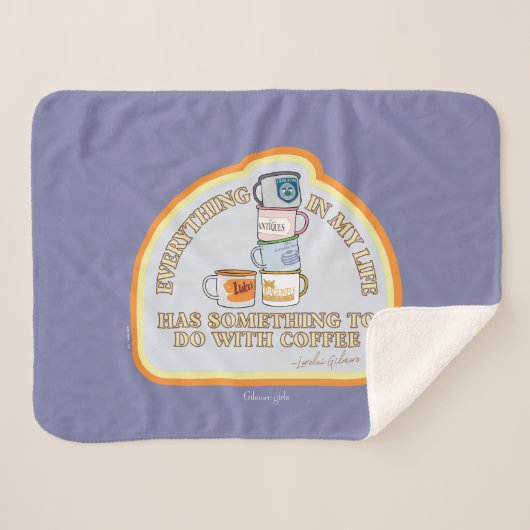 ギルモア女子 | コーヒー引用文図 シェルパブランケット (正面(横))