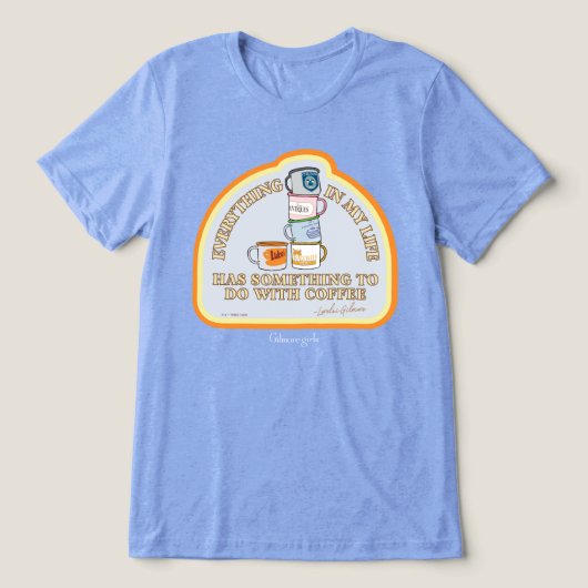 ギルモア女子 | コーヒー引用文図 トライブレンドＴシャツ (デザイン正面)