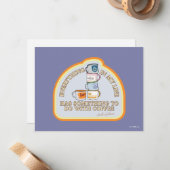 ギルモア女子 | コーヒー引用文図 ノートカード (正面/裏面インサイチュ)