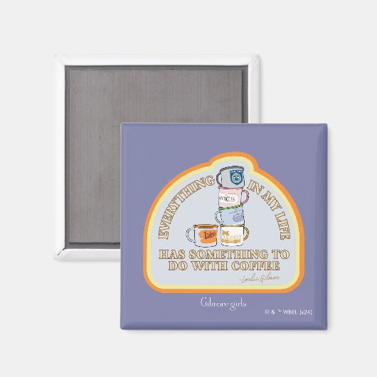 ギルモア女子 | コーヒー引用文図 マグネット (正面/裏面)