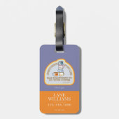 ギルモア女子 | コーヒー引用文図 ラゲッジタグ (裏面縦)