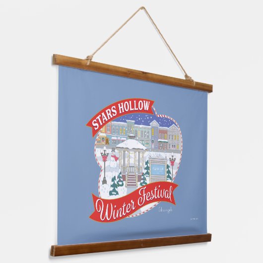 ギルモア女子 | スターズホローウィンターフェスティバル 吊り下げ型タペストリー (傾斜あり)