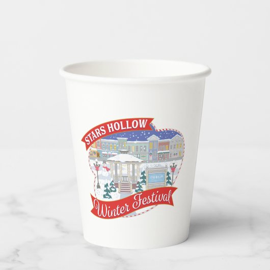 ギルモア女子 | スターズホローウィンターフェスティバル 紙コップ (裏面)