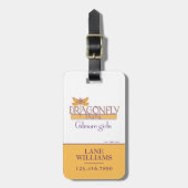 ギルモア女子 |ドラゴンフライインロゴ ラゲッジタグ (正面縦)