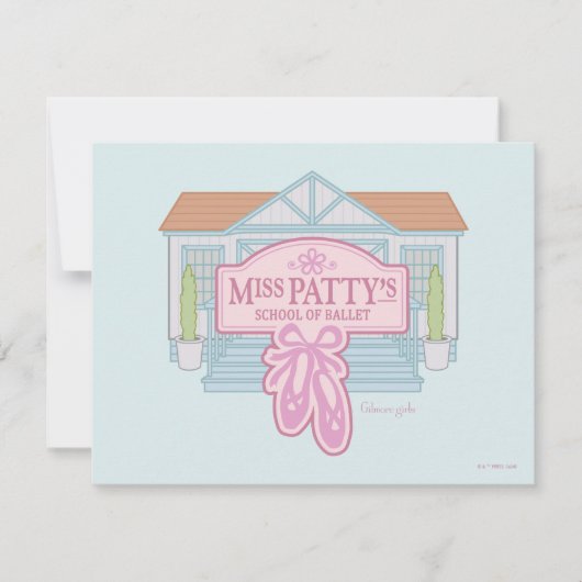 ギルモア女子 | パテ恋しく思ィのバレエ学校 ノートカード (正面)