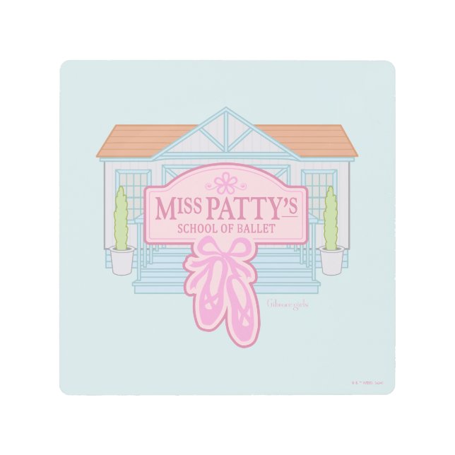 ギルモア女子 | パテ恋しく思ィのバレエ学校 メタルプリント (正面)