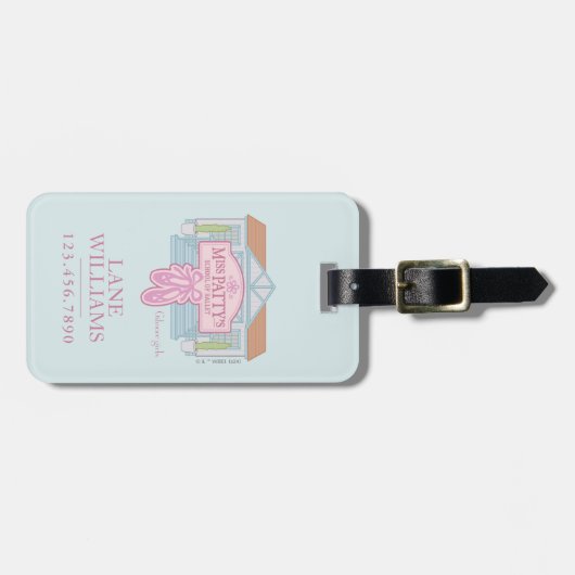 ギルモア女子 | パテ恋しく思ィのバレエ学校 ラゲッジタグ (正面横)