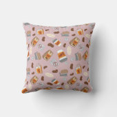 ギルモア女子 | ルークのダイナーコーヒーパターン クッション (裏面)