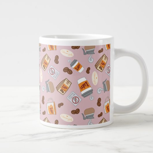 ギルモア女子 | ルークのダイナーコーヒーパターン ジャンボコーヒーマグカップ (右)