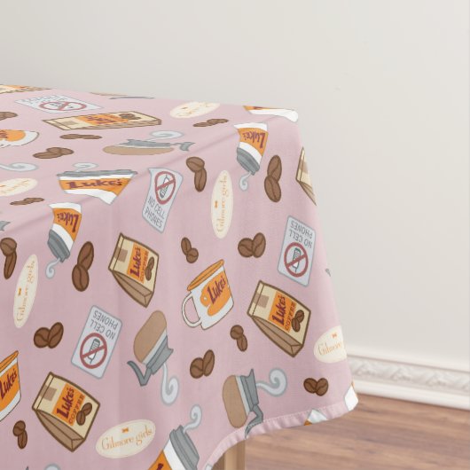 ギルモア女子 | ルークのダイナーコーヒーパターン テーブルクロス (インサイチュ)