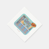 ギルモア女子 | ルークズダイナーグラフィック スタンダードカクテルナプキン (角)