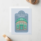 ギルモア女子 | 星空図書館 ノートカード (正面/裏面インサイチュ)