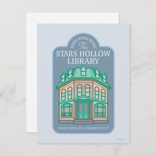 ギルモア女子 | 星空図書館 ノートカード (正面/裏面)