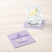 ギルモア女子 | Al's Pancake World スクエアペーパーコースター (インサイチュ)