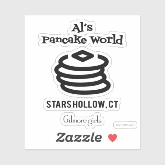 ギルモア女子 | Al's Pancake World Logo シール (シート)