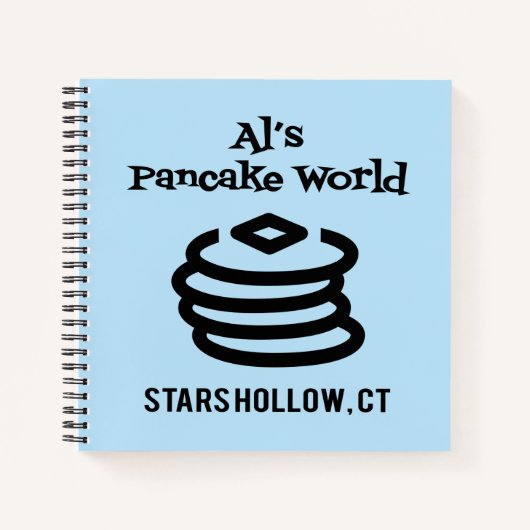 ギルモア女子 | Al's Pancake World Logo ノートブック (正面)