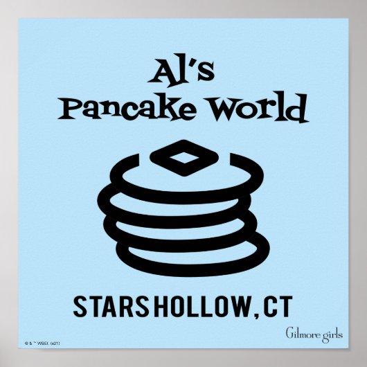 ギルモア女子 | Al's Pancake World Logo ポスター (正面)