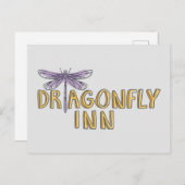 ギルモア女子 | Dragonfly Inn Waterカラーロゴ ポストカード (正面/裏面)