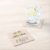 ギルモア女子 | Life's Short Talk Fast - Coffee スクエアペーパーコースター (インサイチュ)