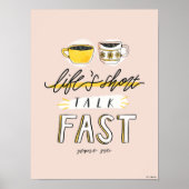 ギルモア女子 | Life's Short Talk Fast - Coffee ポスター (正面)